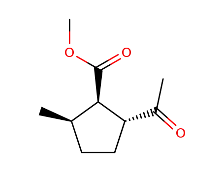 (1R,2R,3R)-1-Acetyl-2-carboxy-3-methyl-cyclopentan, 'Methyl-trans-cis-nepetonat'
