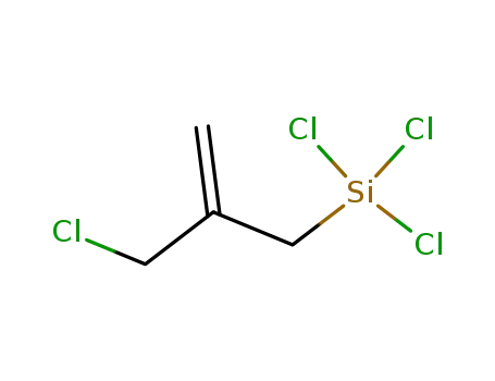 Molecular Structure of 18147-84-7 (2-(CHLOROMETHYL)ALLYLTRICHLOROSILANE)