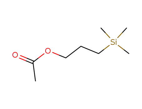 Molecular Structure of 18388-41-5 (1-Propanol, 3-(trimethylsilyl)-, acetate)