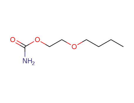 Molecular Structure of 16006-08-9 (2-butoxyethyl carbamate)