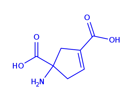 3-사이클로펜텐-1,3-다이카복실산, 1-아미노-(9CI)