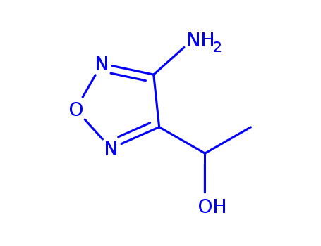Molecular Structure of 183537-70-4 (1,2,5-Oxadiazole-3-methanol,4-amino-alpha-methyl-)
