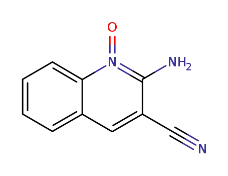 Molecular Structure of 16026-91-8 (2-amino-3-cyano-1-oxo-1,2-dihydroquinolinium)