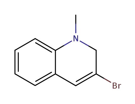 Molecular Structure of 85749-93-5 (3-bromo-1,2-dihydro-1-methylquinoline)