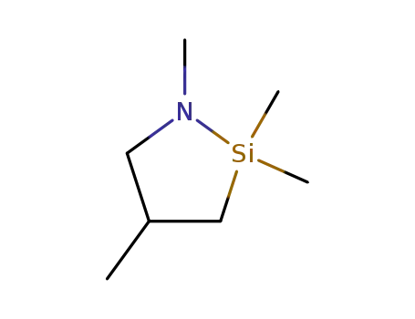 Molecular Structure of 18387-19-4 (N-METHYL-AZA-2,2,4-TRIMETHYLSILACYCLOPENTANE)