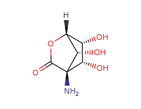 2-Oxabicyclo[2.2.1]heptan-3-one,4-amino-5,6,7-trihydroxy-,[1S-(endo,endo,anti)]-(9CI)