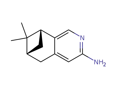 Molecular Structure of 180802-86-2 (10,10-DIMETHYL-4-AZA-TRICYCLO[7.1.1.0 (2,7)]UNDECA-2,4,6-TRIEN-5-YLAMINE)