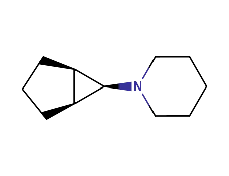 Molecular Structure of 29094-47-1 (Piperidine, 1-bicyclo[3.1.0]hex-6-yl- (8CI))