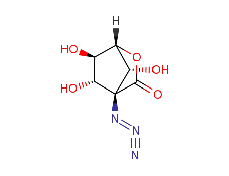 (1R,4R,5S,6R,7R)-1-azido-5,6,7-trihydroxy-2-oxabicyclo<2.2.1>heptan-3-one