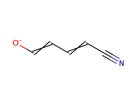 Molecular Structure of 74353-28-9 ((1E,3E)-4-Cyano-buta-1,3-dien-1-ol anion)