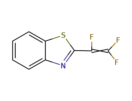 Molecular Structure of 18101-08-1 (Benzothiazole, 2-(trifluoroethenyl)- (9CI))