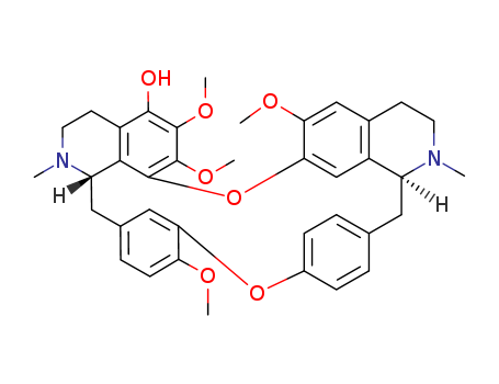 16H-1,24:6,9-Dietheno-11,15-metheno-2H-pyrido[2',3':17,18][1,11]dioxacycloeicosino[2,3,4-ij]isoquinolin-20-ol,3,4,4a,5,16a,17,18,19-octahydro-12,21,22,26-tetramethoxy-4,17-dimethyl-,(4aS,16aS)- cas  1