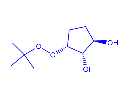 1,2-CYCLOPENTANEDIOL,3-[(1,1-DIMETHYLETHYL)DIOXY]-,(1-A-,2BETA-,3BETA-)-CAS