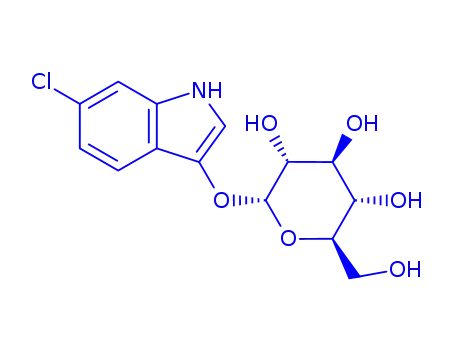 Molecular Structure of 425427-88-9 (6-CHLORO-3-INDOXYL-ALPHA-D-MANNOPYRANOSIDE)