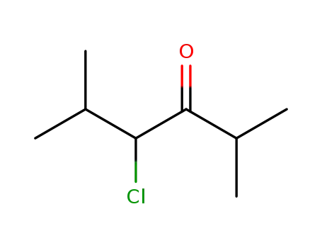 Molecular Structure of 18328-33-1 (3-Hexanone,  4-chloro-2,5-dimethyl-)