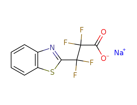 3-benzothiazol-2-yl-2,2,3,3-tetrafluoro-propionic acid; sodium salt