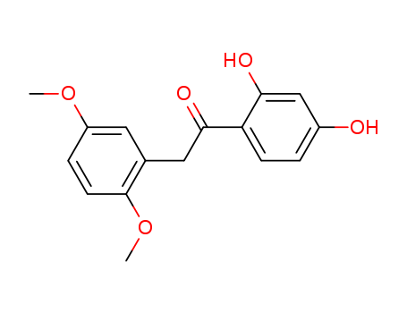 1-(2,4-DIHYDROXYPHENYL)-2-(2,5-DIMETHOXYPHENYL)ETHANONECAS