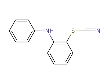 Molecular Structure of 15973-81-6 (Thiocyanic acid 2-anilinophenyl ester)