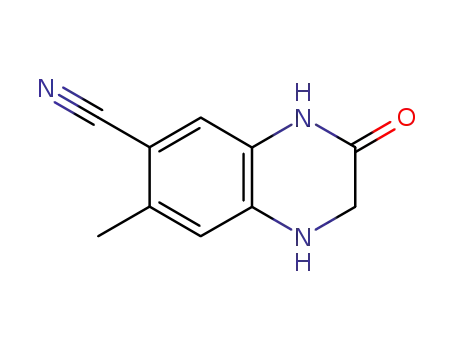 6-Quinoxalinecarbonitrile,1,2,3,4-tetrahydro-7-methyl-3-oxo-(9CI)
