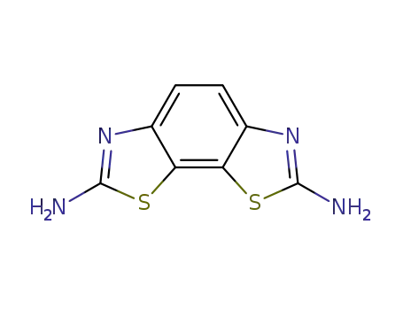 Molecular Structure of 16203-56-8 (Benzo[1,2-d:4,3-d]bisthiazole-2,7-diamine (9CI))