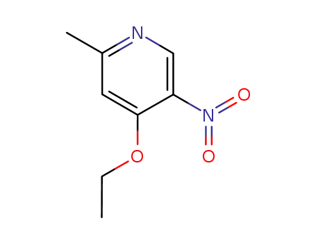 Molecular Structure of 18615-82-2 (4-Ethoxy-2-Methyl-5-nitropyridine)