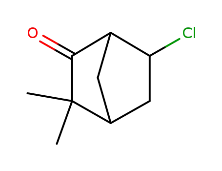 Molecular Structure of 16205-79-1 (exo-6-Chloro-3,3-dimethyl-2-norbornanone)
