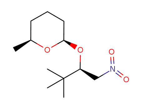 (2R,6S)-2-((R)-2,2-Dimethyl-1-nitromethyl-propoxy)-6-methyl-tetrahydro-pyran