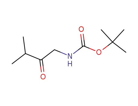 Molecular Structure of 388113-93-7 (Carbamic acid, (3-methyl-2-oxobutyl)-, 1,1-dimethylethyl ester (9CI))
