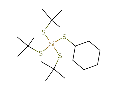 tris(tert-butylsulfanyl)(cyclohexylsulfanyl)silane