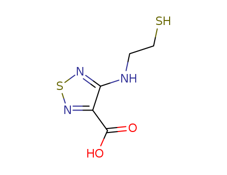 1,2,5-THIADIAZOLE-3-CARBOXYLIC ACID 4-[(2-MERCAPTOETHYL)AMINO]-CAS
