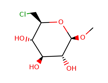Molecular Structure of 4990-84-5 (methyl 6-chloro-6-deoxyhexopyranoside)