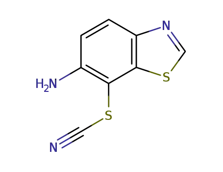 Thiocyanic acid, 6-amino-7-benzothiazolyl ester (8CI,9CI)