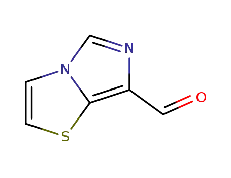 Molecular Structure of 185747-98-2 (Imidazo[5,1-b]thiazole-7-carboxaldehyde (9CI))