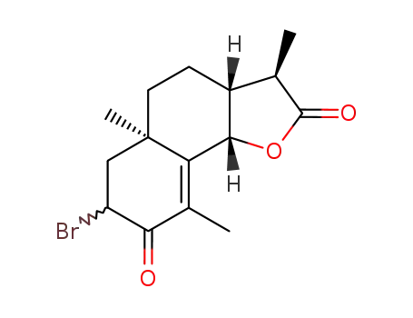 <i>rac</i>-(11<i>S</i>)-2ξ-bromo-6β-hydroxy-3-oxo-eudesm-4-en-12-oic acid-lactone