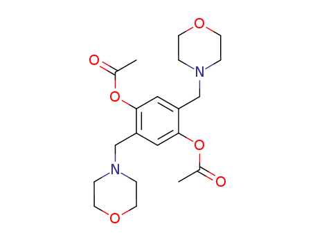 1,4-Benzenediol,2,5-bis(4-morpholinylmethyl)-, 1,4-diacetate