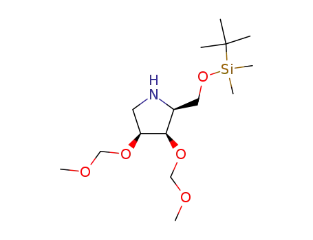 3,4-O-dimethoxymethyl-6-O-tert-butyldimethylsilyl-1,4-dideoxy-1,4-imino-L-lyxitol