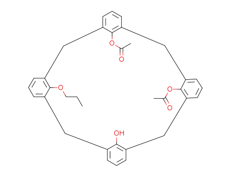 25,26-diacetoxy-27-propoxy-28-hydroxycalix[4]arene