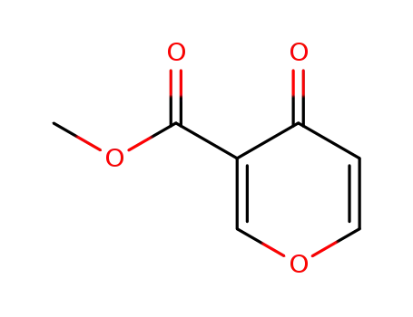 Molecular Structure of 184719-44-6 (4H-Pyran-3-carboxylicacid,4-oxo-,methylester(9CI))