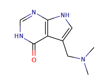 4H-Pyrrolo[2,3-d]pyrimidin-4-one,5-[(dimethylamino)methyl]-3,7-dihydro- cas  1618-45-7