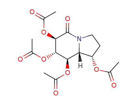 (1S,6R,7S,8R,8aR)-1,6,7,8-Tetraacetoxy-5-oxoindolizidine