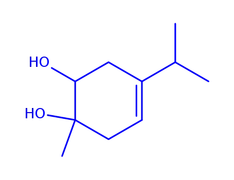Molecular Structure of 325855-13-8 (4-Cyclohexene-1,2-diol,1-methyl-4-(1-methylethyl)-,(1R,2S)-rel-(9CI))