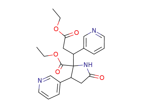 β-[2-(에톡시카르보닐)-5-옥소-3-(3-피리디닐)-2-피롤리디닐]-3-피리딘프로피온산 에틸 에스테르