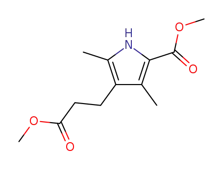 3,5-Dimethyl-2-carboxy-1H-pyrrole-4-propanoic acid dimethyl ester