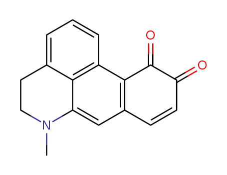 Molecular Structure of 18605-40-8 (5,6-Dihydro-6-methyl-4H-dibenzo[de,g]quinoline-10,11-dione)