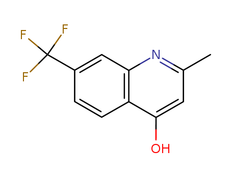 4-QUINOLINOL, 2-METHYL-7-(TRIFLUOROMETHYL)-  CAS NO.15912-66-0