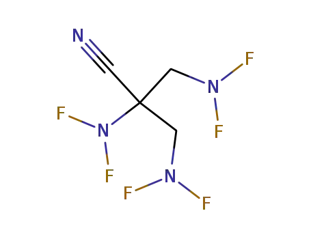 Propanenitrile,2,3-bis(difluoroamino)-2-[(difluoroamino)methyl]-