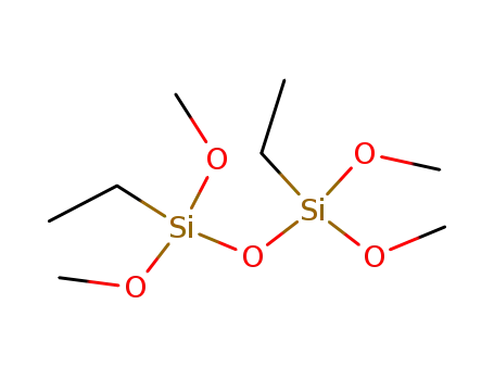 Molecular Structure of 18420-17-2 (1,3-diethyl-1,1,3,3-tetramethoxydisiloxane)