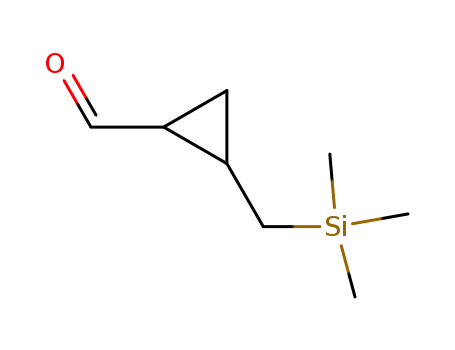 Molecular Structure of 187335-52-0 (Cyclopropanecarboxaldehyde, 2-[(trimethylsilyl)methyl]-, cis- (9CI))