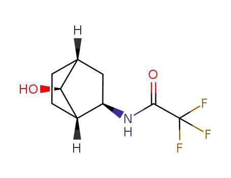 (-)-2-exo-trifluoroacetamido-7-syn-hydroxy-norbornane
