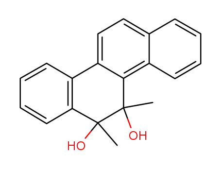 Molecular Structure of 16218-45-4 (5,6-Dihydro-5,6-dimethyl-5,6-chrysenediol)